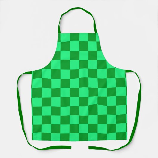 Tablier Conception du vérificateur vert clair et foncé (Recto)