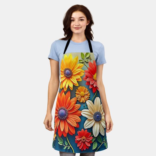 Tablier Conception florale dynamique de l'Imaginaire (Porté)
