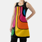 Tablier Conception géométrique de style rétro des années 7 (Insitu)