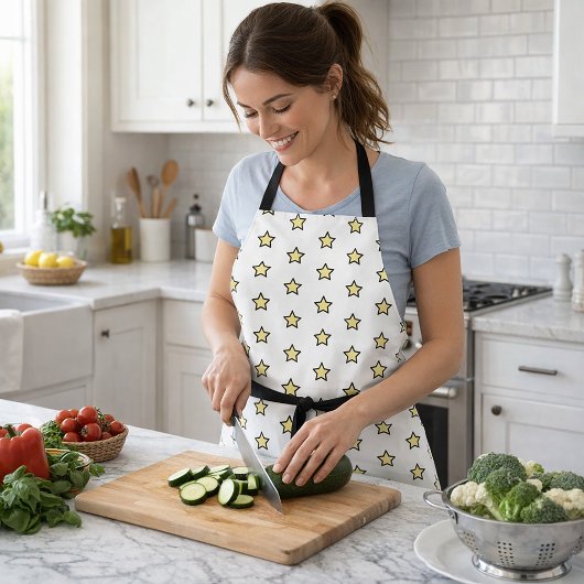 Tablier Conception graphique audacieuse de motif d'étoile 