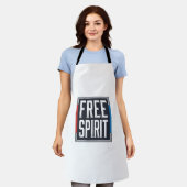 Tablier Conception Graphique Boîte Esprit Libre Patriotiqu (Porté)