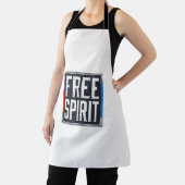 Tablier Conception Graphique Boîte Esprit Libre Patriotiqu (Insitu)
