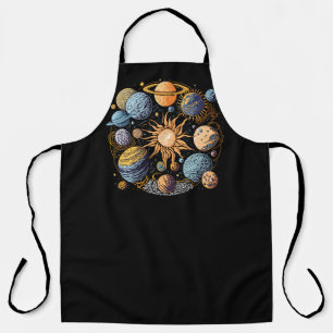 Tablier Conception graphique du système solaire