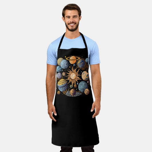 Tablier Conception graphique du système solaire (Porté)