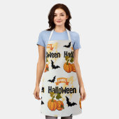 Tablier Conception Joyeux Halloween (Porté)