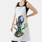 Tablier Conception magique du dragon d'Halloween (Insitu)