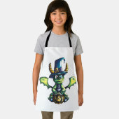 Tablier Conception magique du dragon d'Halloween (Insitu)