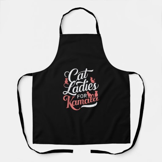 Tablier Conception mignonne - Dames de chat pour Kamala av (Recto)