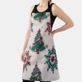 Tablier Conception moderne de Noël en 3D pour chaque femme (Insitu)