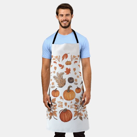 Tablier Conception motif d'automne (Porté)