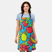 Tablier Conception Motif fruitée (Porté)