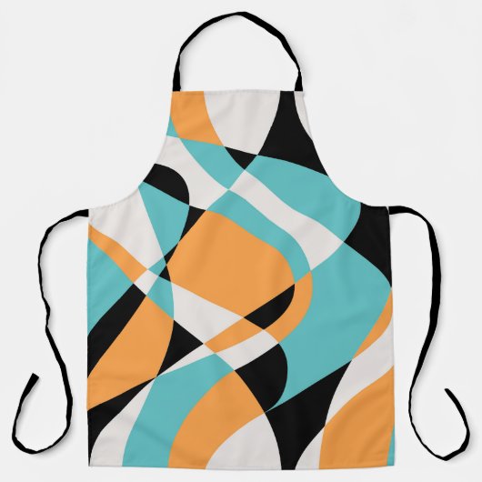 Tablier Conception Motif sans faille Abstraite Waves (Recto)