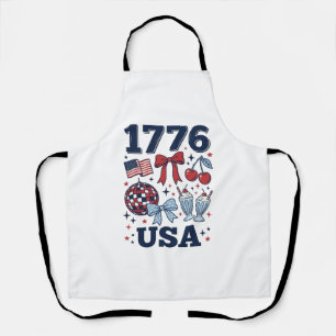 Tablier Conception vectorielle coquette patriotique USA 17