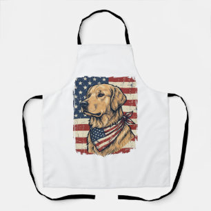 Tablier Conception vectorielle vintage patriotique de Gold