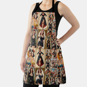 Tablier Conception vintage Classic Pin-up Girls Collection