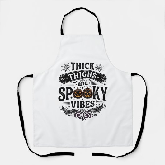 Tablier Conceptions de chemise Halloween Thick Thighs Spoo (Recto)