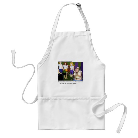 Tablier Concours du T-Shirt Mouillé Contestant Cadeaux et (Devant)