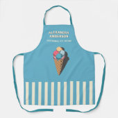 Tablier Cône de glace vintage (Recto)