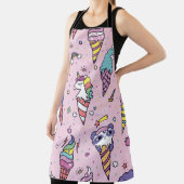 Tablier Cônes de crème glacée mignonne (Insitu)