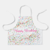 Tablier Confettis colorés (Recto)