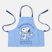 Tablier Confort et sécurité | Le bonheur, c'est les rituel (Recto)