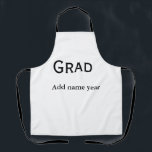 Tablier congrès d'études supérieures ajouter nom classe d'<br><div class="desc">conception personnalisée simple</div>