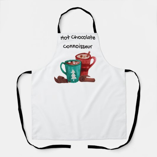 Tablier Connoisseur de chocolat chaud (Recto)