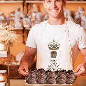 TABLIER CONSERVEZ LE CHOCOLAT DE MANGE CALME