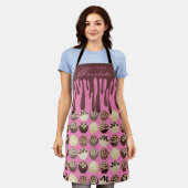 Tablier Consommation de truffes de chocolat sucré personna (Porté)