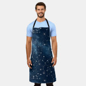 Tablier Constellation céleste - Nuit étoilée (4) (Porté)