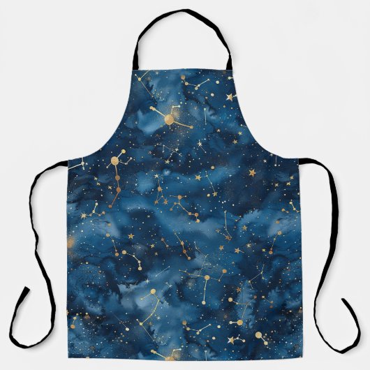 Tablier Constellation céleste - Nuit étoilée (7) (Recto)