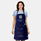 Tablier Constellation de l'hémisphère Nord Lyra (Porté)