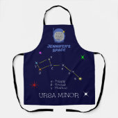 Tablier Constellation de l'hémisphère Nord Ursa mineure (Recto)