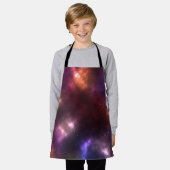 Tablier Constellations de galaxie Abstraite Art numérique  (Porté)