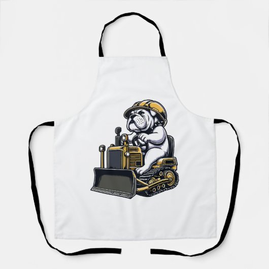 Tablier Construction Pup Bulldog Builder (Recto)