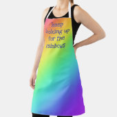 Tablier "Continuez à chercher les arcs-en-ciel" Apron (Insitu)