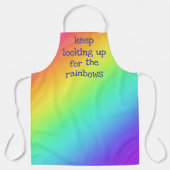 Tablier "Continuez à chercher les arcs-en-ciel" Apron (Recto)