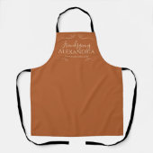 Tablier Convivial Chic Elegant Matching (Recto)