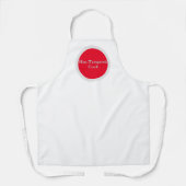 TABLIER COOKERY APRON ART ET DESIGN (Recto)