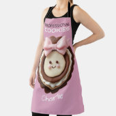 Tablier Cookie au chocolat rose Cutie/Tout-En-Plan (Insitu)