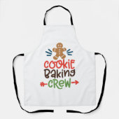 Tablier Cookie baking crew christmas (Recto)