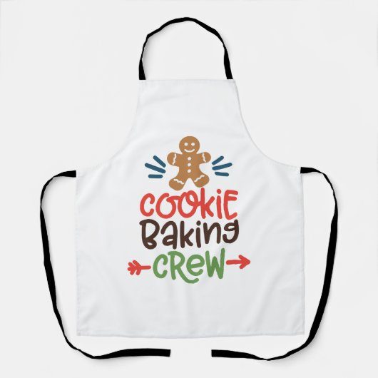 Tablier Cookie baking crew christmas (Recto)