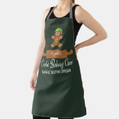 Tablier Cookie Baking Crew Funny Green Christmas (Insitu)