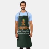 Tablier Cookie Baking Crew Funny Green Christmas (Porté)