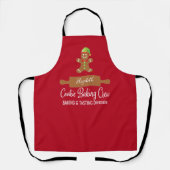 Tablier Cookie Baking Crew Red Christmas (Recto)