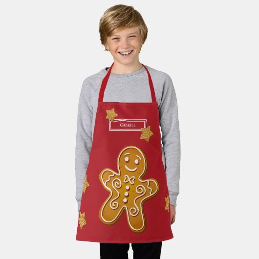 Tablier Cookie de Noël personnalisé (Porté)
