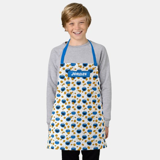 Tablier Cookie Monster| C est pour Cookie Motif (Porté)