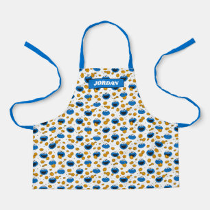 Tablier Cookie Monster  C est pour Cookie Motif