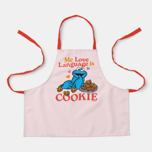 Tablier Cookie Monster   Citation de la Saint Valentin