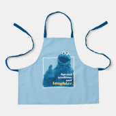 Tablier Cookie Monster | Propager la gentillesse et le rir (Recto)